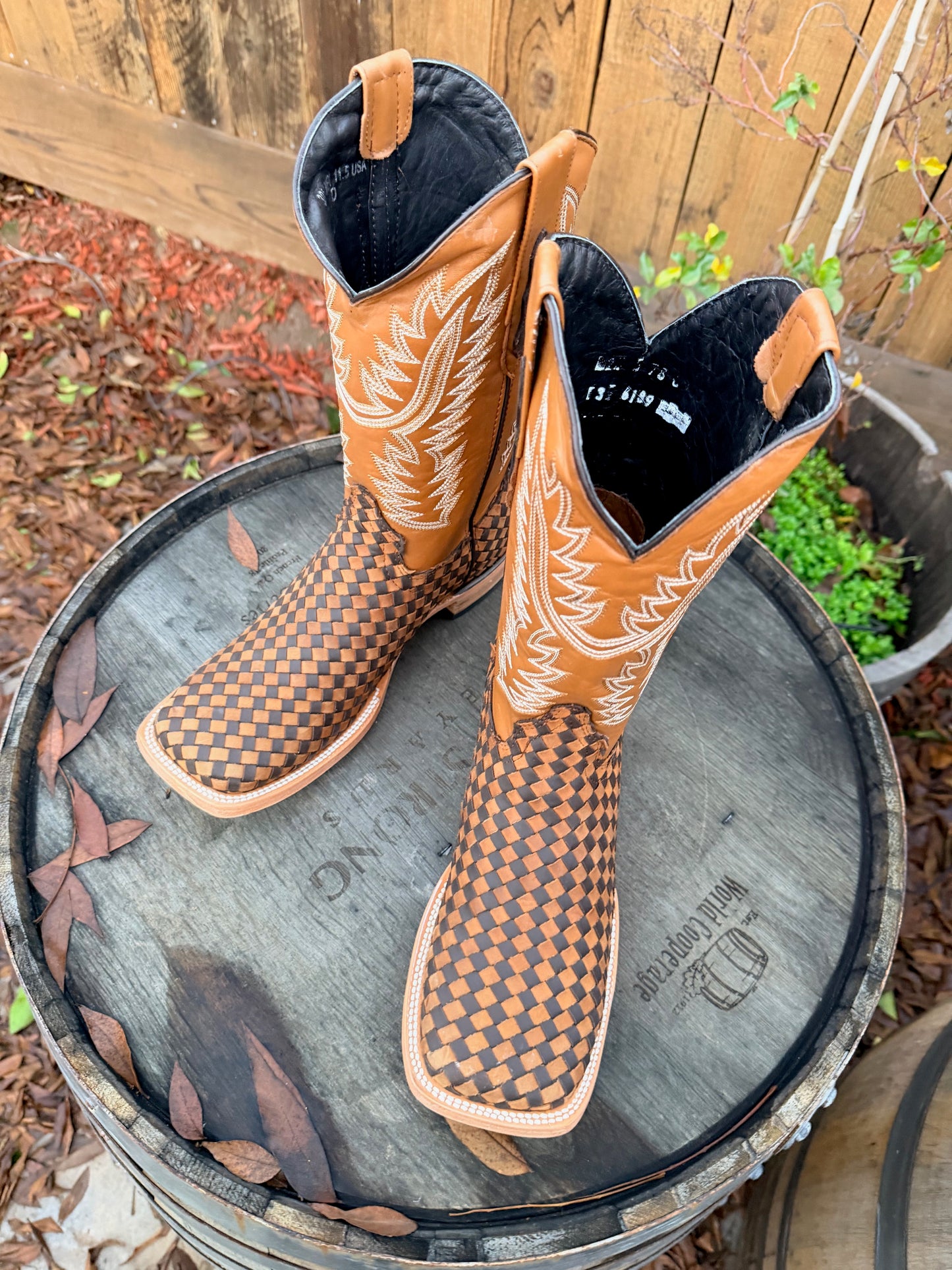 Tejido Cruzado Choco/Tan